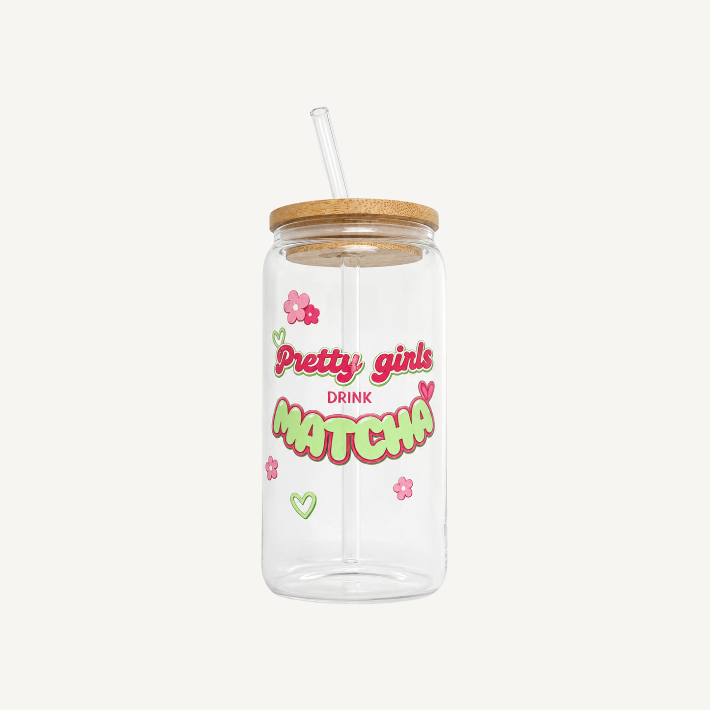 Pretty Girls Matcha Glass