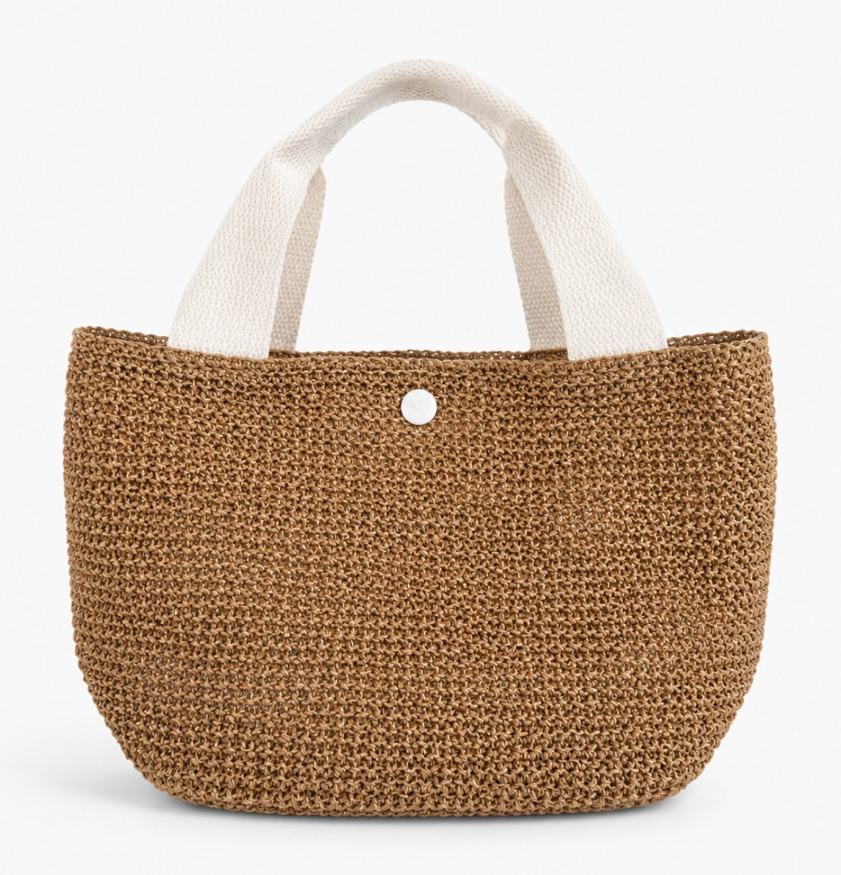 Mini Straw bag (white)