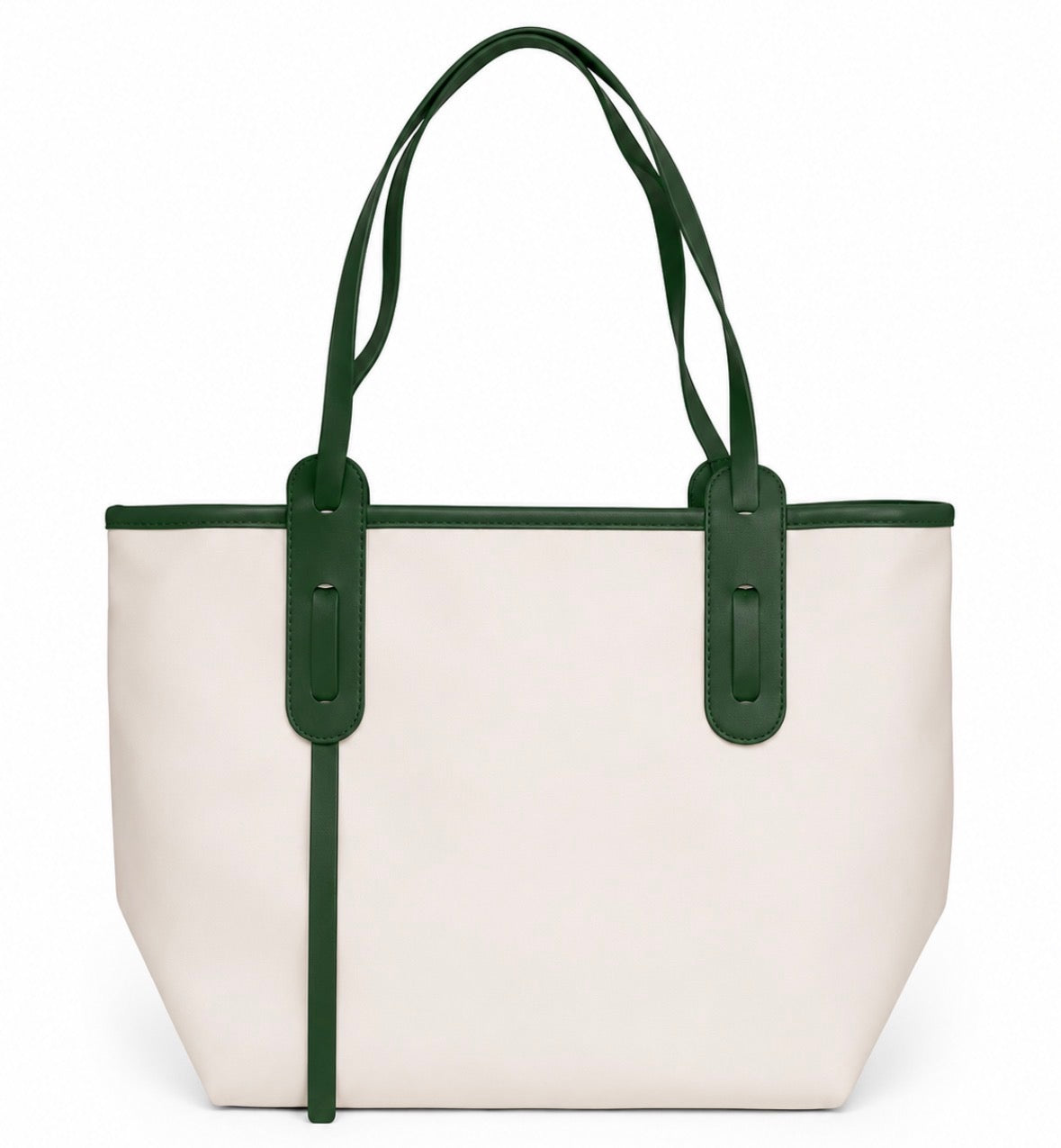 Green & Cream Tote Bag