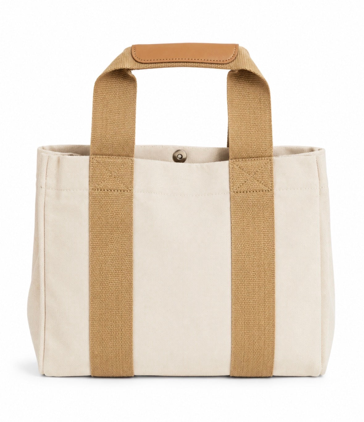 Yellow/Beige Mini Tote Bag
