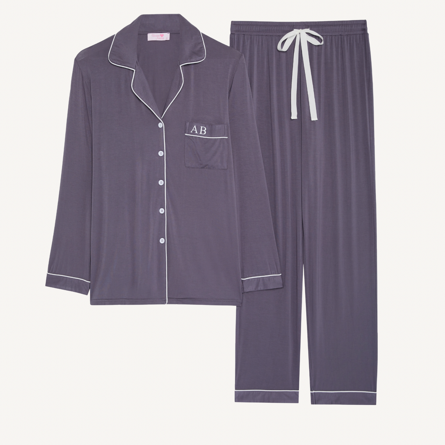 The Signature Set - Dark Grey Pyjamas (Long)