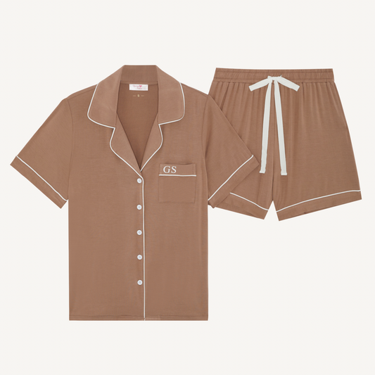 The Signature Set - Mocha Pyjamas (Short)