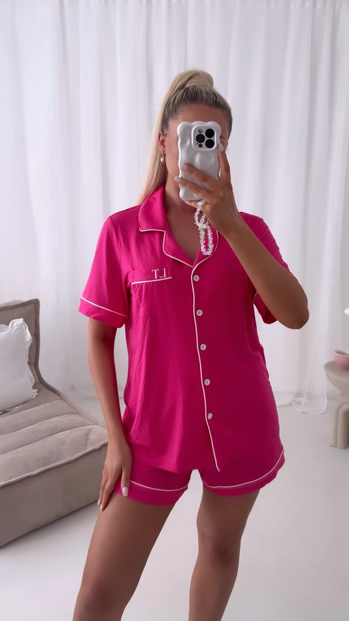 The Signature Set - Fuchsia Pyjamas (Short)
