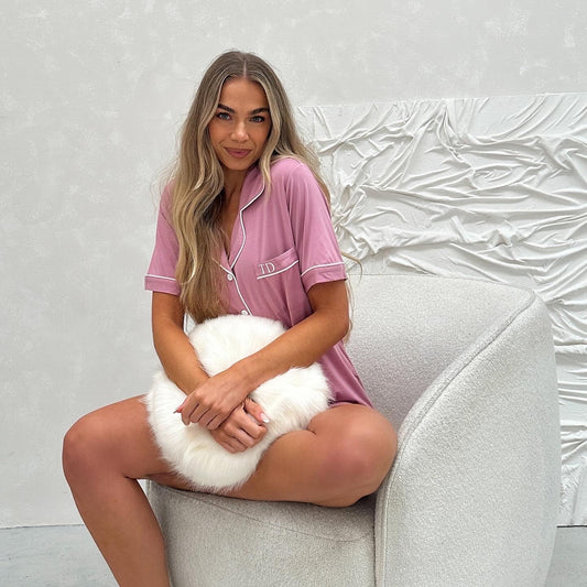 The Signature Set - Dusty Pink Pyjamas (Short)