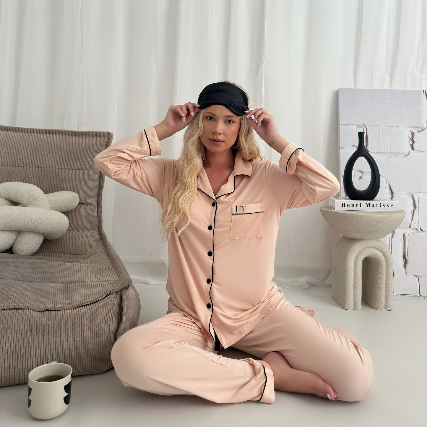 The Signature Set - Nude Pyjamas (Long)