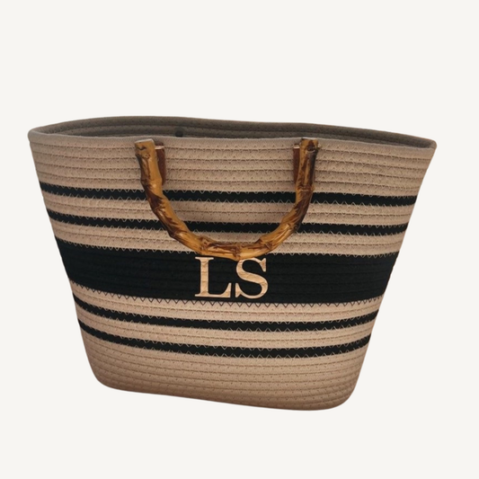 The Capri Tote Bag - Black