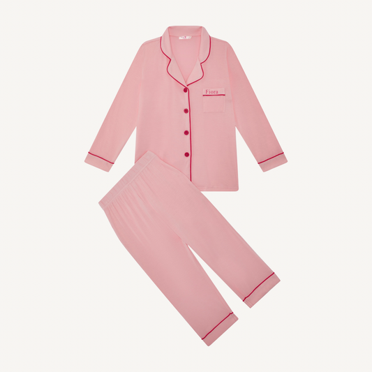 Little Avenue - The Pink/Fuchsia Signature Pyjama Set