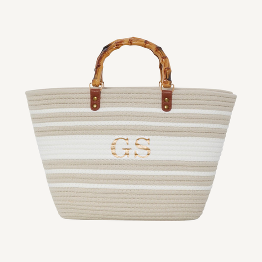 The Capri Tote Bag - Nude