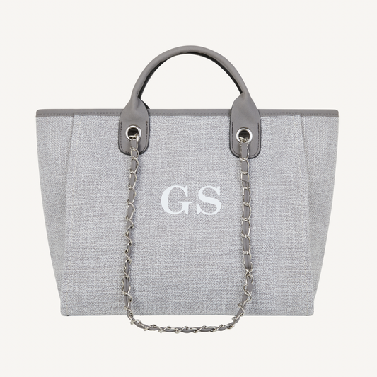 The Avenue Tote Bag - Grey