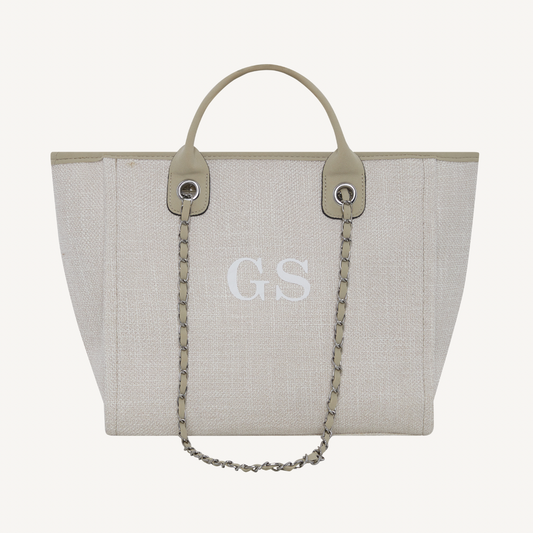 The Avenue Tote Bag - Cream