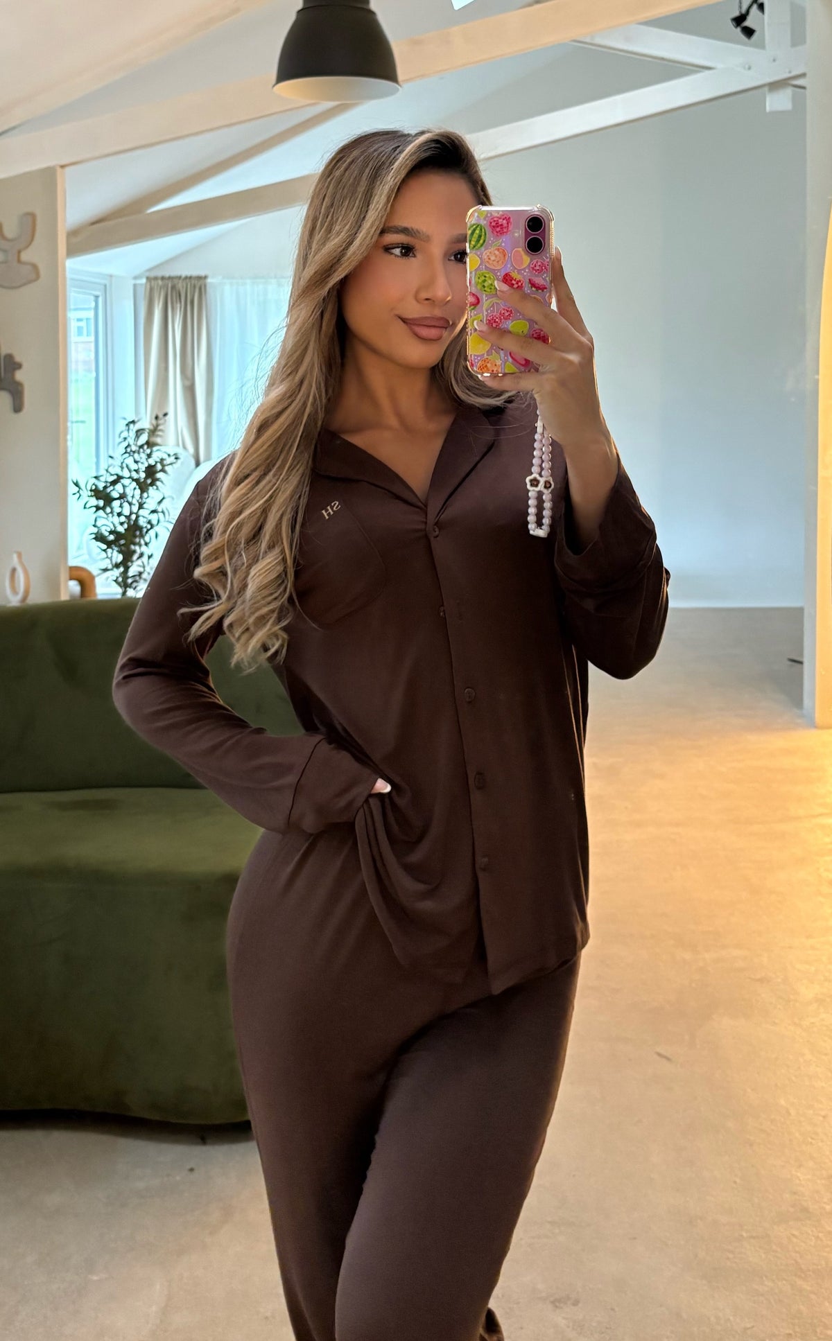 The Essentials Set - Brown Pyjamas