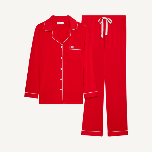 The Signature Set - Red Pyjamas (Long)