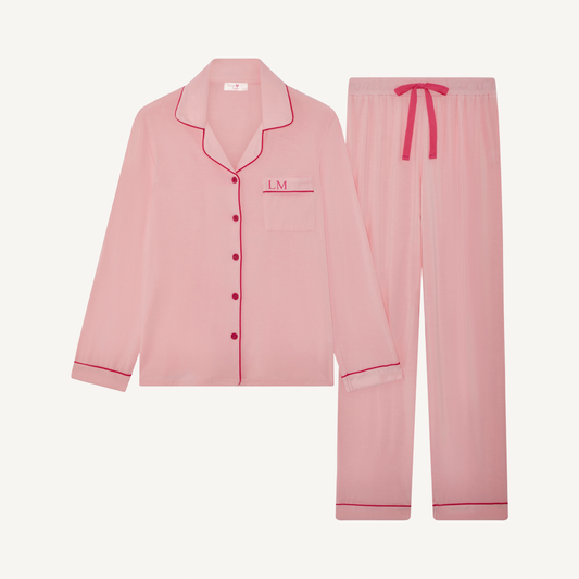 The Signature Set - Pink/Fuchsia Pyjamas (Long)