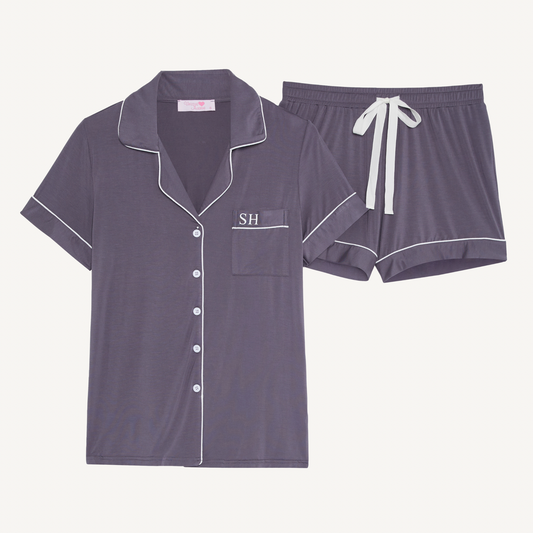 The Signature Set - Dark Grey Pyjamas (Short)