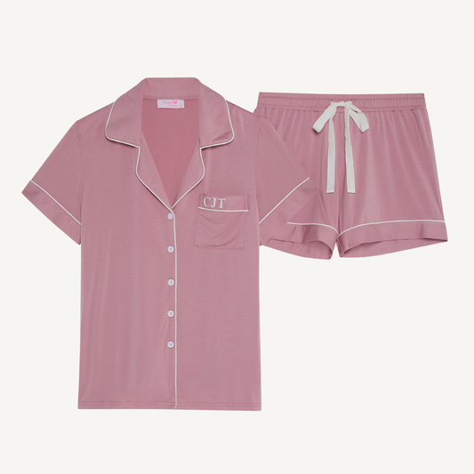 The Signature Set - Dusty Pink Pyjamas (Short)