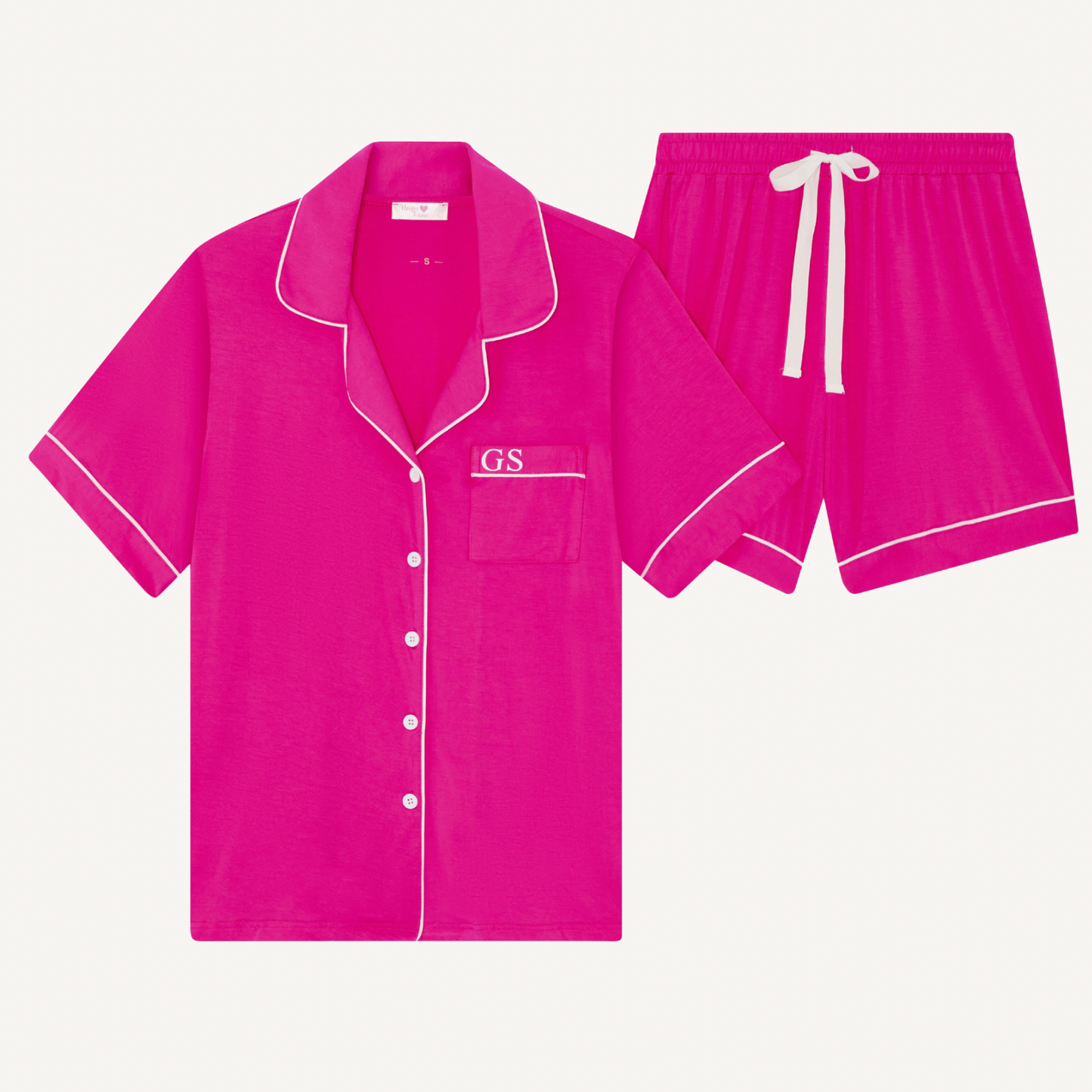 The Signature Set - Fuchsia Pyjamas (Short)