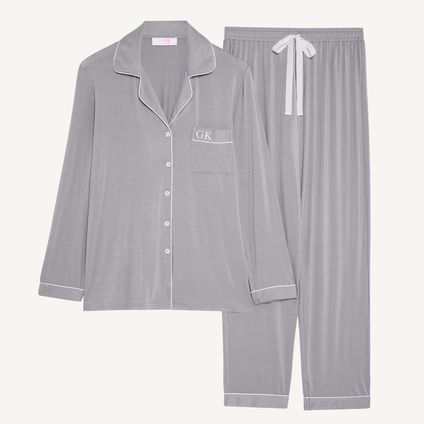 The Signature Set - Light Grey Pyjamas (Long)