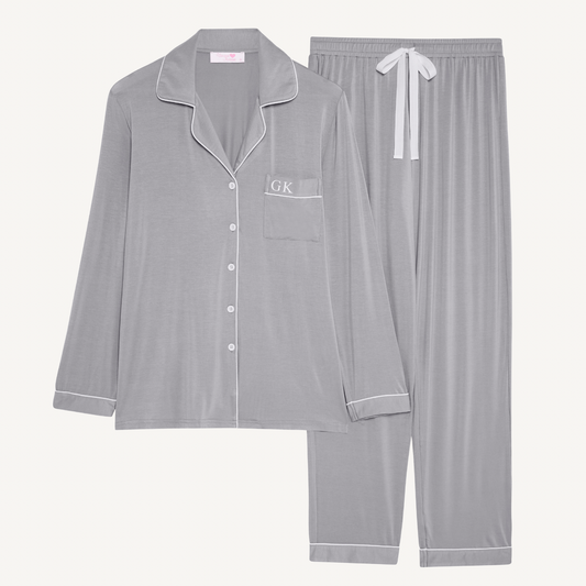 The Signature Set - Light Grey Pyjamas (Long)
