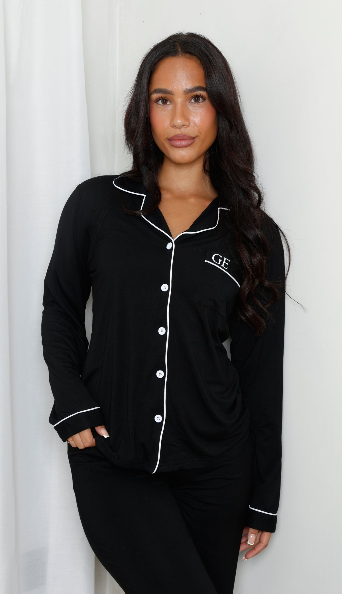 The Signature Set - Black Pyjamas (Long)